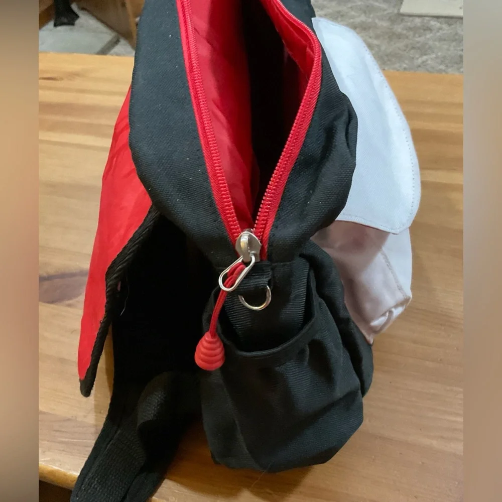 Bixbee Kids: (one here - one there) about/ approximately 16” inch backpack.
